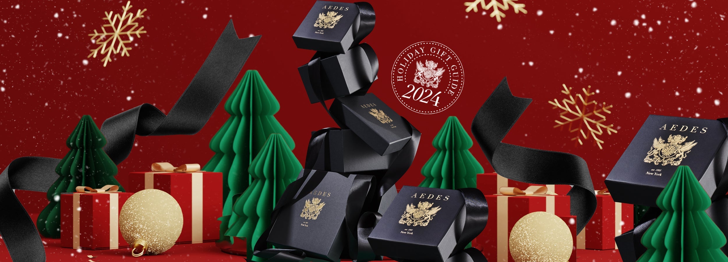 Aedes Perfumery Holiday 2023 Banner