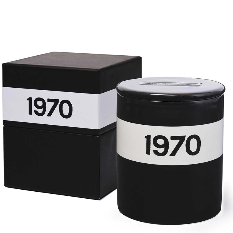 1970 Black Ceramic - Candle