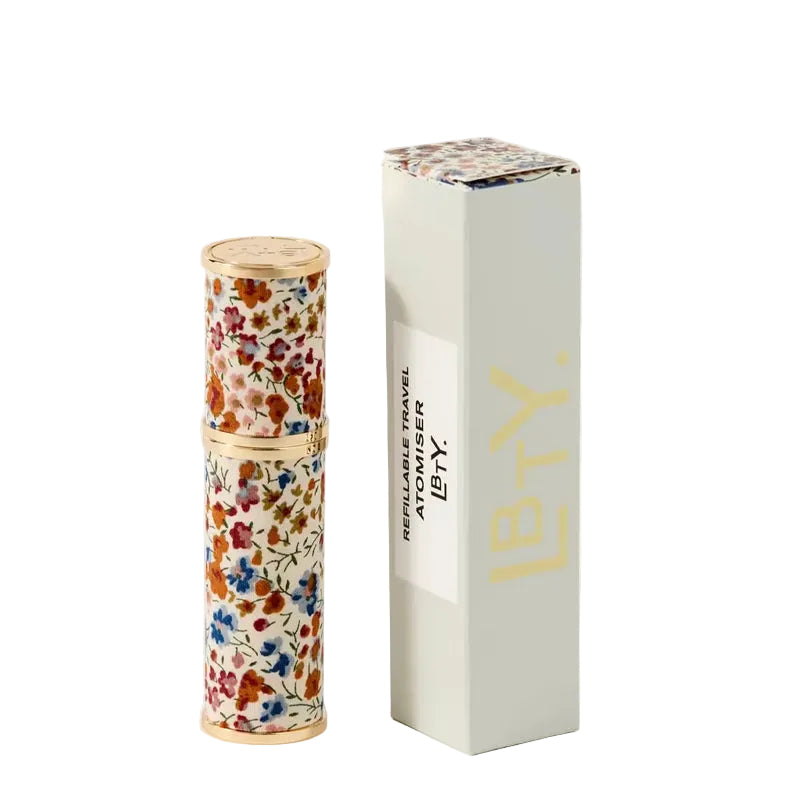 Phoebe - Refillable Travel Atomiser Box and Atomizer with floral print