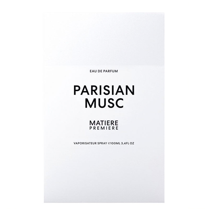 Parisian Musk - Eau de Parfum box by Matiere Premiere