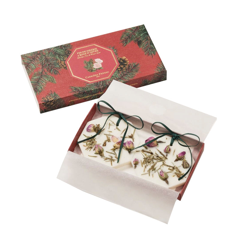 Siberian Pine & Winter Rose Botanical palet - Wax Tablets