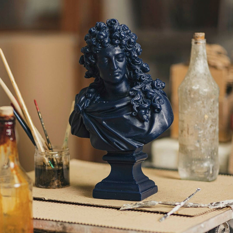 Bust Candle Collection Louis XIV - Candle (navy blue)