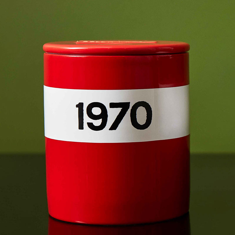 1970 Red Ceramic - Candle