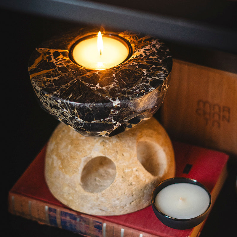 Mini Marble Marchanta Candle