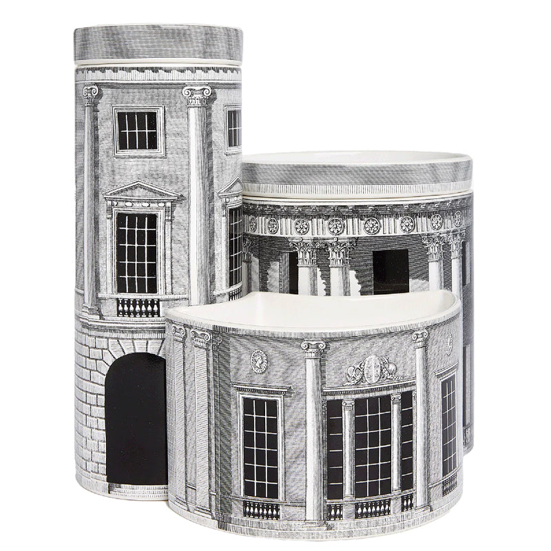 NEL MENTRE Set of 3 Scented Candles - Décor Architettura - Fragrance Immaginazione | Fornasetti Profumi