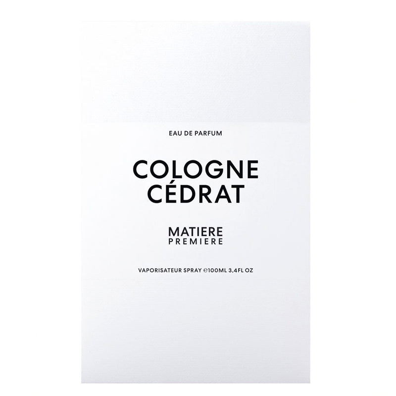 Cologne Cédrat - Eau de Parfum  Box Matiere Premiere