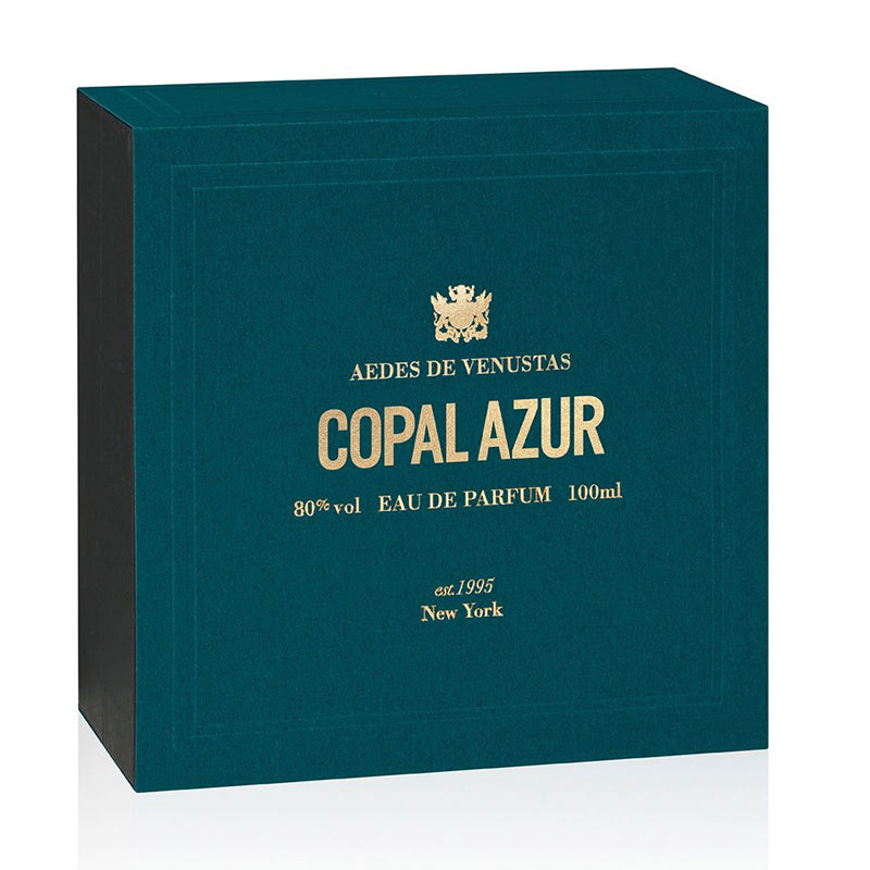 Copal Azur EdP Packaging - Aedes de Venustas
