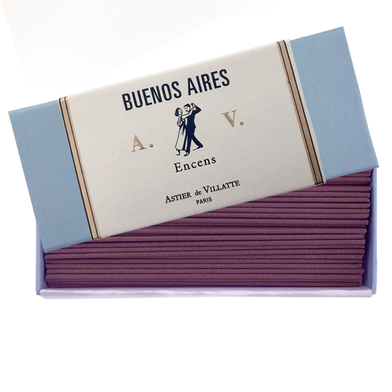 Buenos Aires Incense Box of 125 sticks by Astier de Villatte