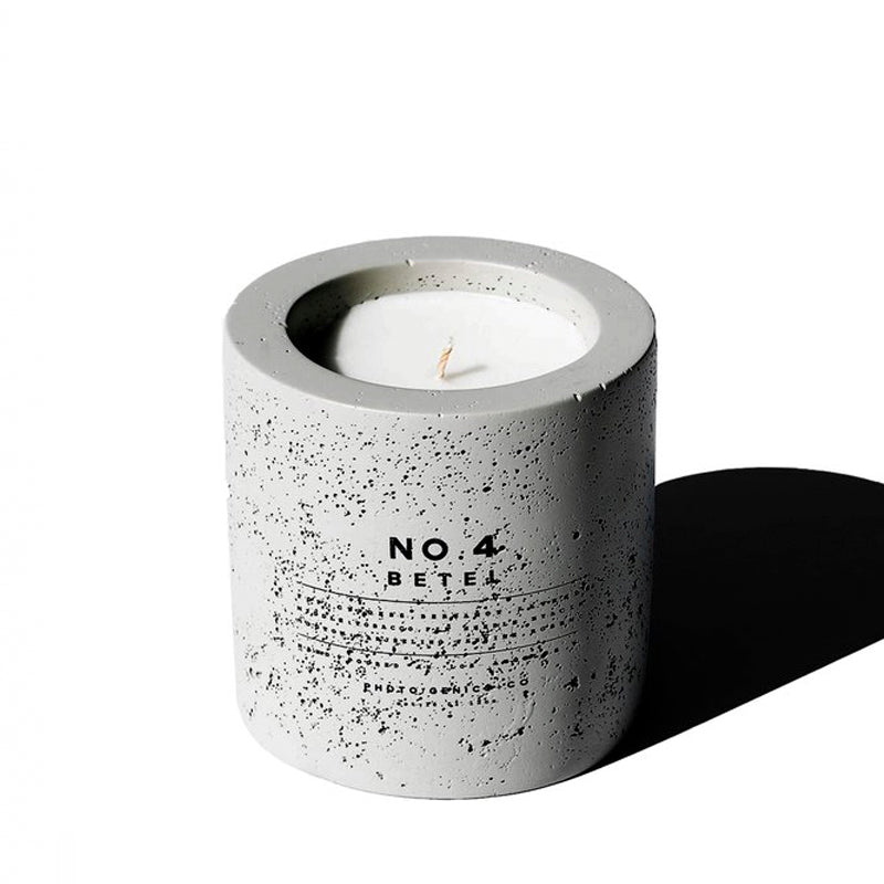 No.4 Betel Concrete Candle Photogenics+Co